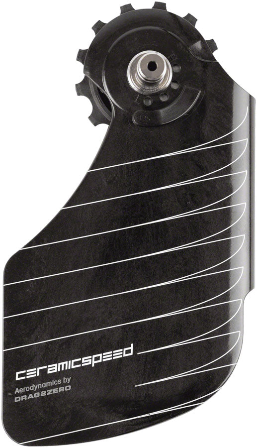 CeramicSpeed OSPW Pulley Wheel Aero Alpha System for Shimano 9250/8150 - Coated Races, Aluminum Pulley, Carbon Cage, Cheap