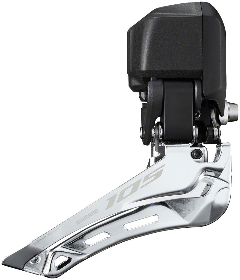 Shimano 105 FD-R7150 Di2 Front Derailleur - 2x, For 2x12-Speed, Braze-On, Down-Swing, Black Collections For Sale