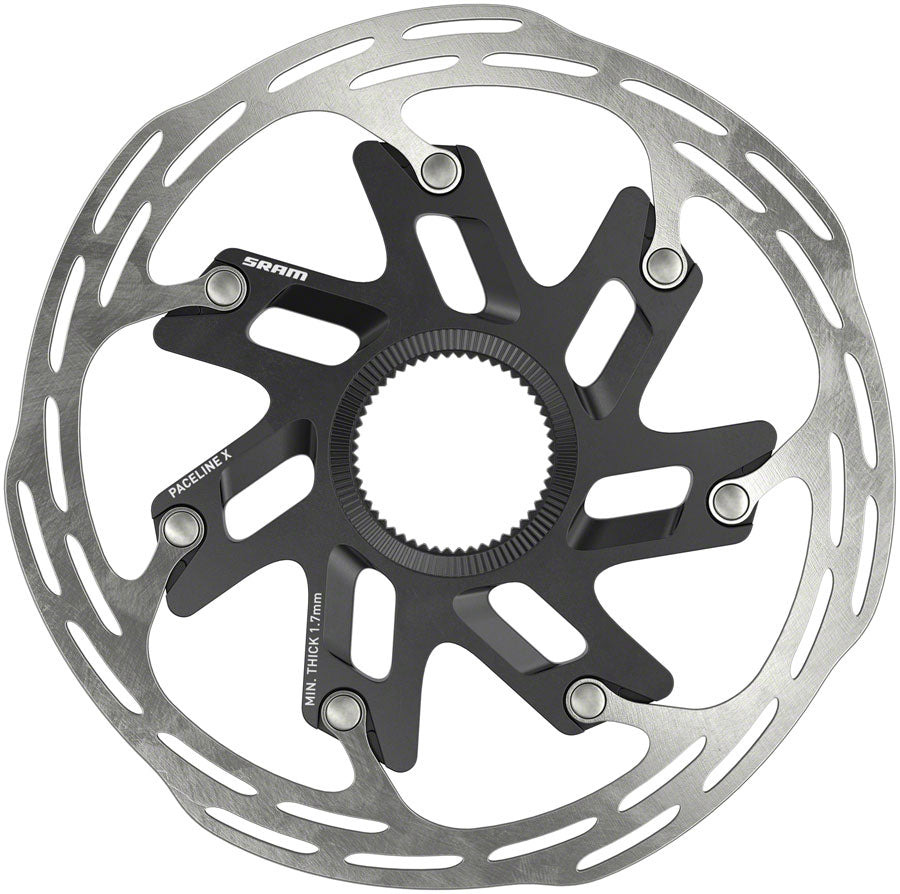 SRAM Paceline X Disc Brake Rotor - 140mm, Center Lock, Silver/Black For Cheap