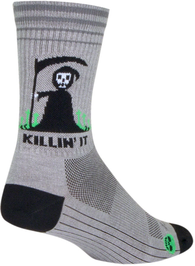 SockGuy Killin' It Crew Sock - 6, Large/X-Large