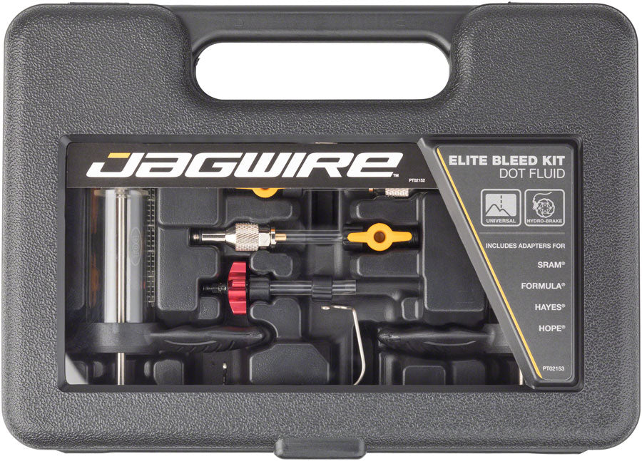 Jagwire Elite DOT Bleed Kit, includes SRAM Avid Formula Hayes Hope Adapters Geniue Stockist Online