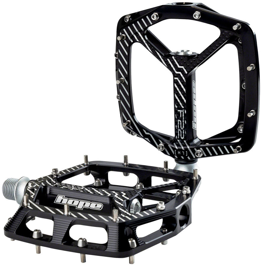 Hope F22 Pedals - Platform, Aluminum, 9/16, Black Clearance Fast Delivery