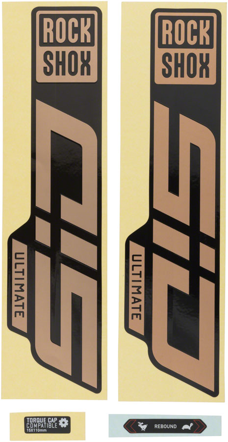 Rockshox Fork Decal Kit - SID Ultimate, 27.5/29, Matte Copper Foil/High Gloss Black Sale Best Wholesale