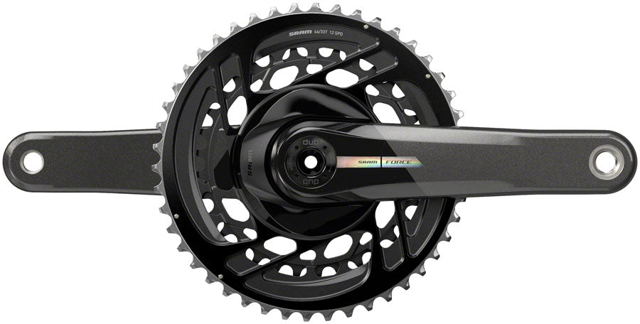SRAM Force Crankset - 170mm, 2x 12-Speed, 46/33t, Direct Mount, DUB Spindle Interface, Iridescent Gray, D2 Clearance For Cheap