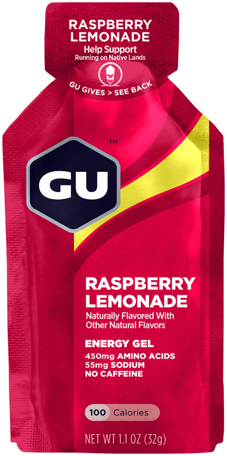 GU Energy Gel - Raspberry Lemonade, Box of 24 Discount Collections