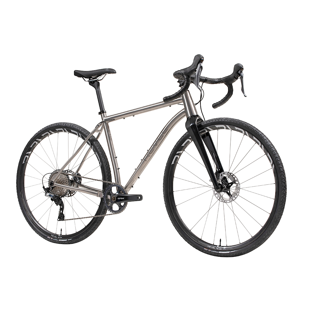 Revel R+ V4 Complete, SRAM Rival AXS, Raw Titanium With Credit Card