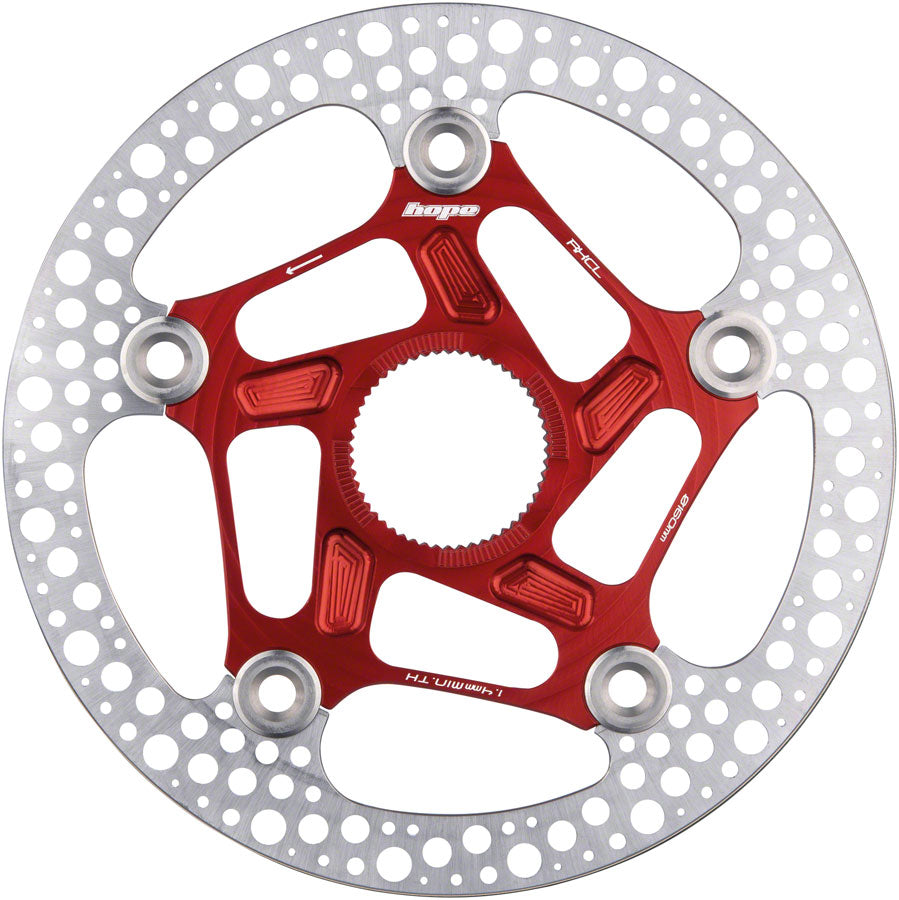 Hope RX Disc Rotor - 140mm, Center-Lock, Red Online Online For Sale