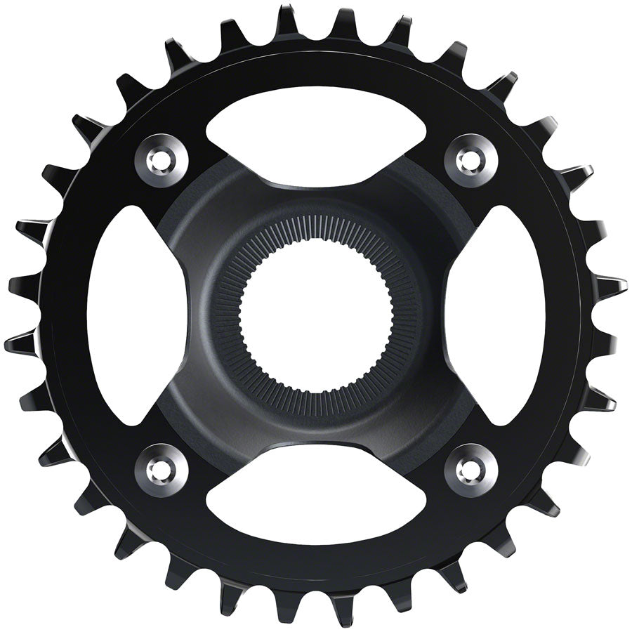 Shimano STEPS CR-EM800 Chainring - 32T Without Chainguard, 55mm Chainline, Black Amazing Pice