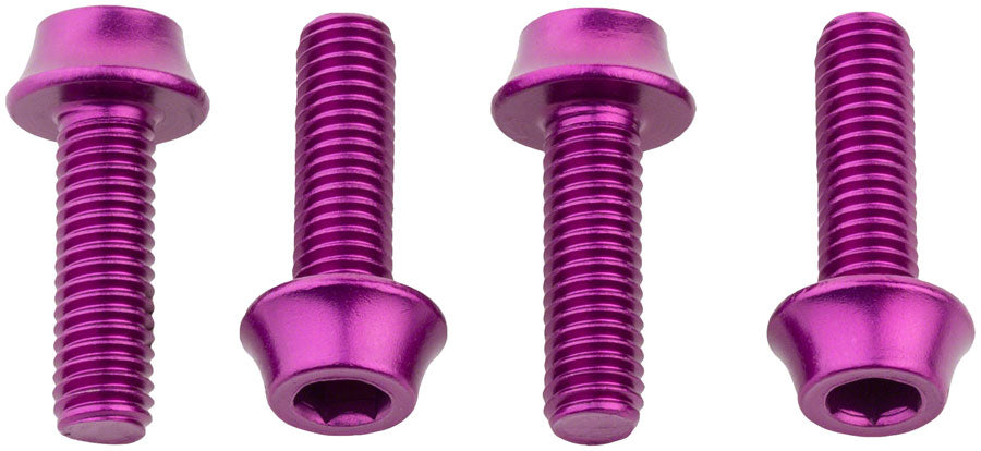 Wolf Tooth Water Bottle Cage Bolts - Set/4, Aluminum, Purple Perfect Cheap Online