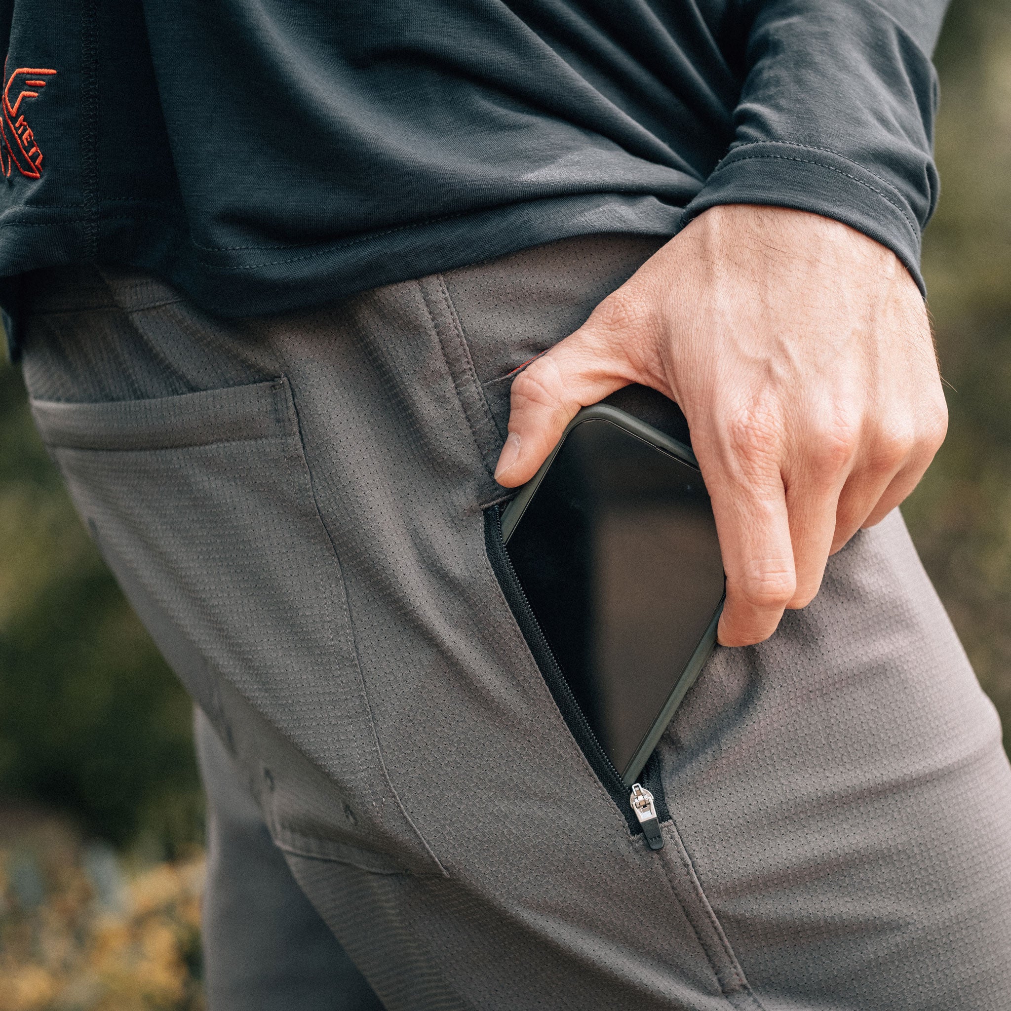 KETL Mtn Vent Lightweight Pants 34 Inseam: Summer Hiking & Travel - Ultra-Breathable, Packable & Stretchy - Grey Men's