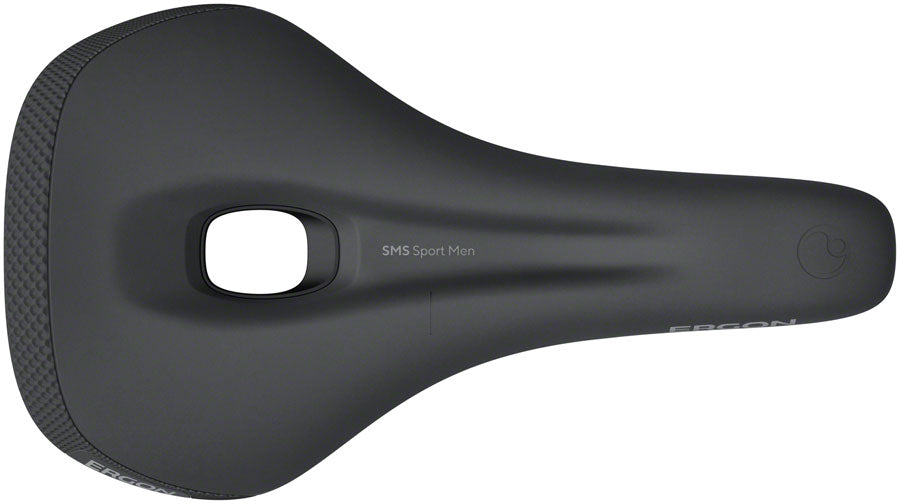 Ergon SMS Sport Saddle - TiNox XP, Black, Men's, Small/Medium