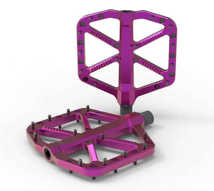 5DEV Trail / Enduro Flat Pedals, Purple Low Cost For Sale