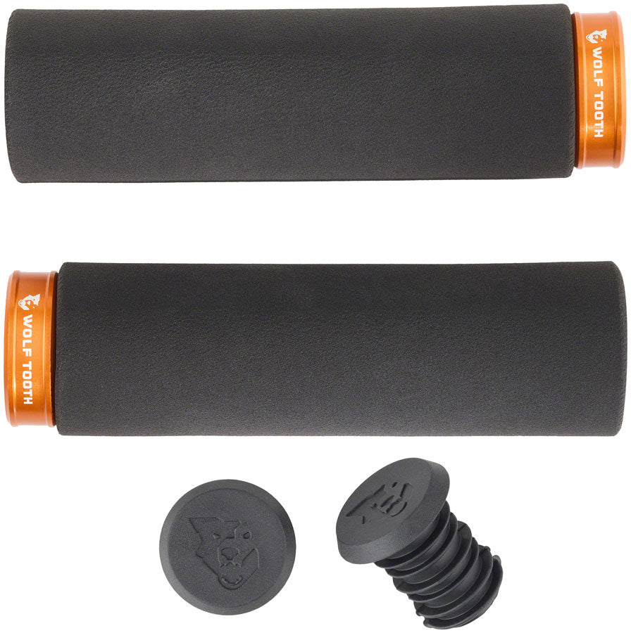 Wolf Tooth Fat Paw Lock-on Grips - Black/Orange Buy Cheap From China