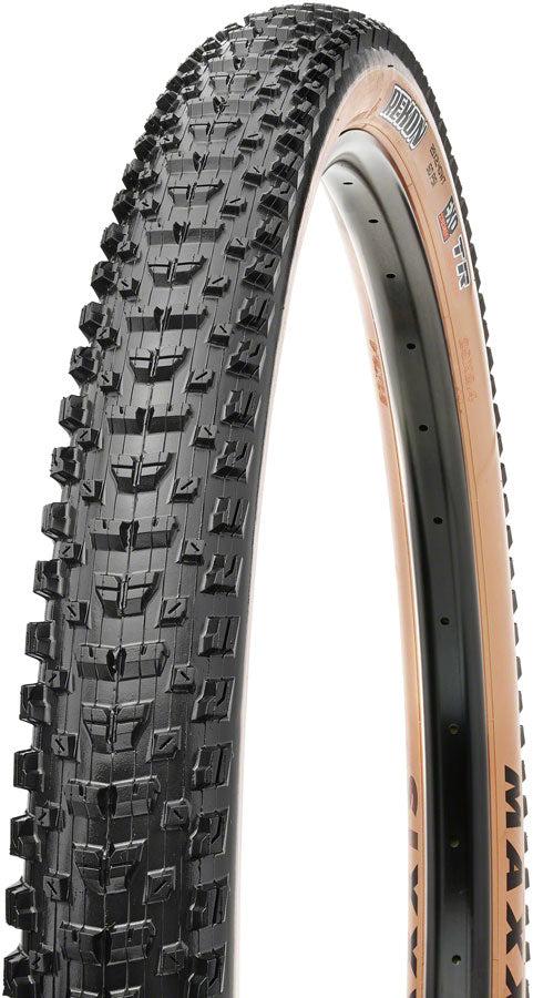 Maxxis Rekon Plus Tire - 27.5 x 2.80, Tubeless, Folding, Black/Dark Tan, 3C MaxxTerra, EXO Clearance Tumblr