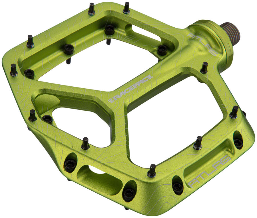 RaceFace Atlas Pedals - Platform, Aluminum, 9/16, Green Big Discount Online