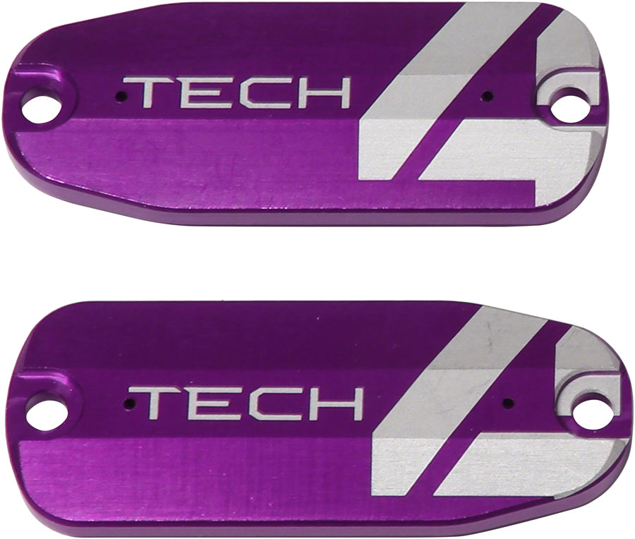 Hope Tech 4 Brake Lever Reservoir Lid - Purple, Pair Sale Fashion