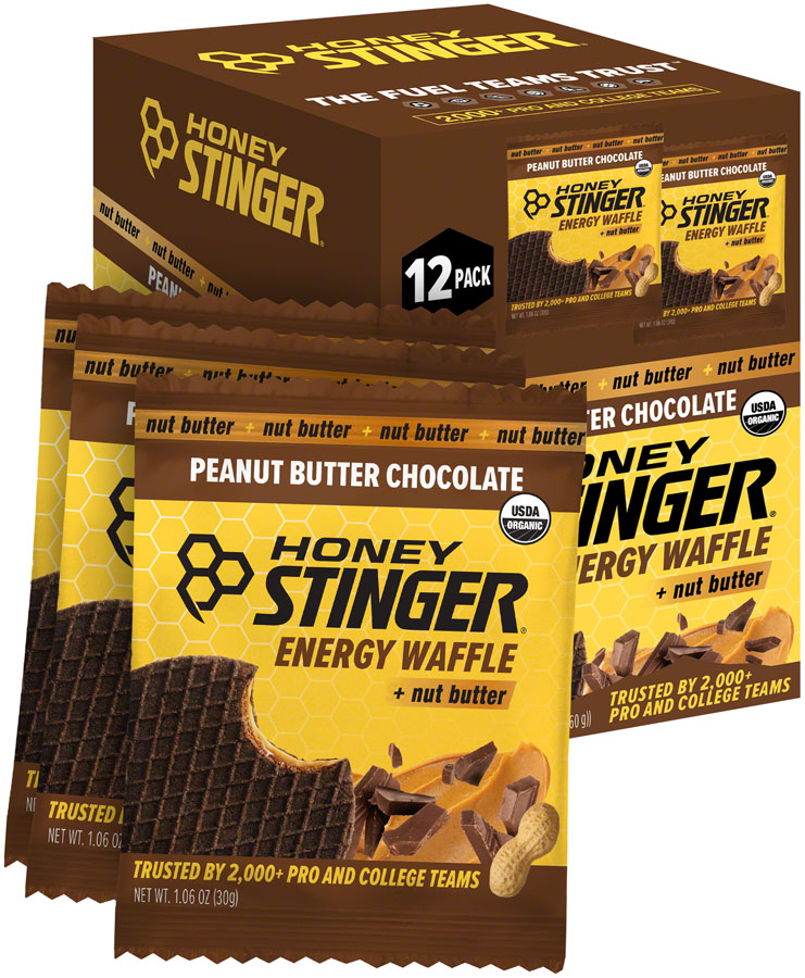 Honey Stinger Organic Waffle - Peanut Butter Chocolate, Box of 12 Sale Footlocker