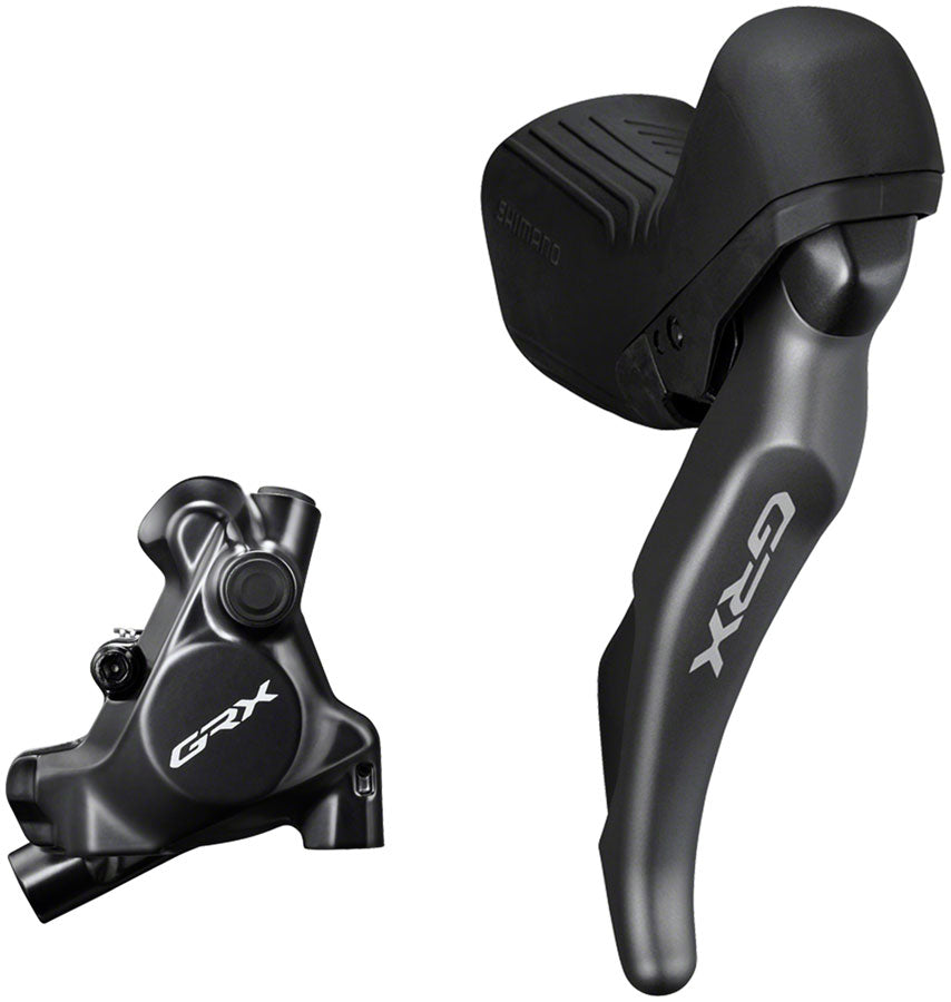 Shimano GRX ST-RX820 Shift/Brake Lever with BR-RX820 Hyd Disc Brake Caliper - Right/Rear, 12-Speed, Flat Mount Caliper, Sale Extremely