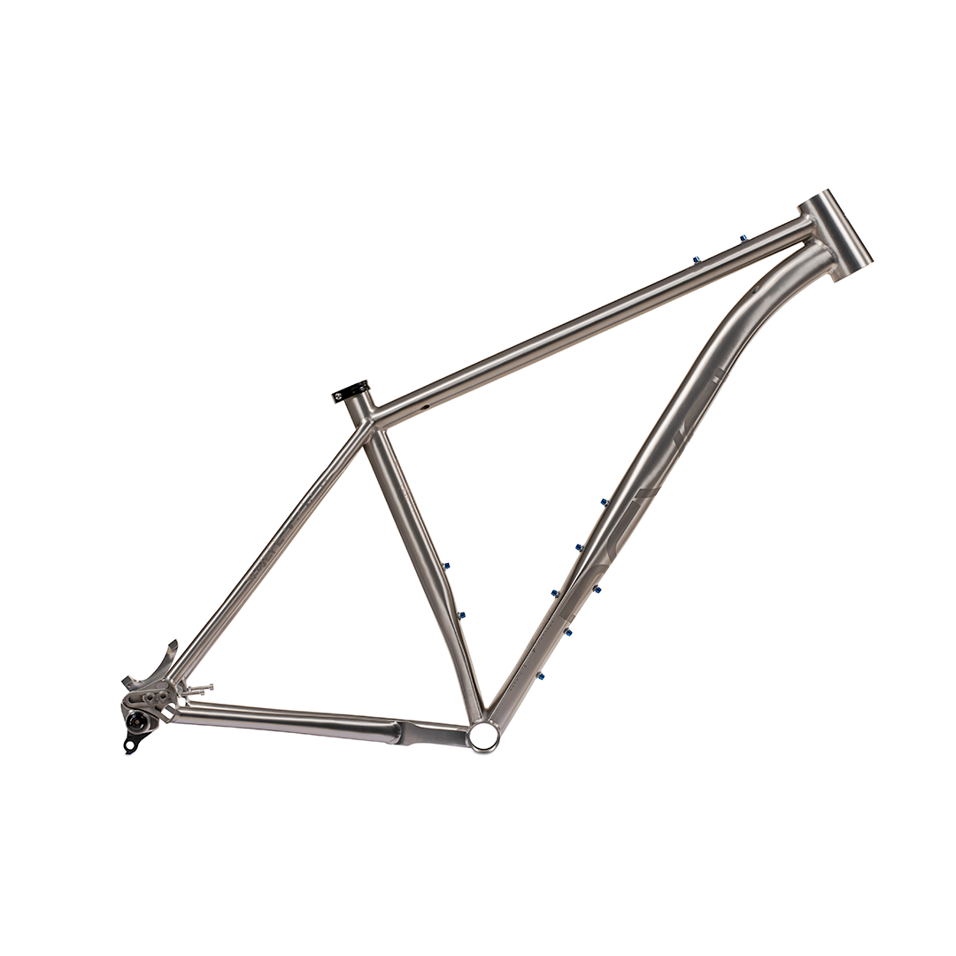 Revel El Jefe Frameset, Raw Titanium Cheap Online Store