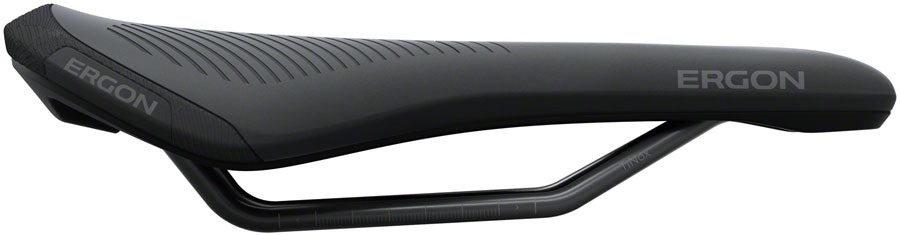 Ergon SMS Comp Saddle - TiNox SL, Black, Men's, Small/Medium