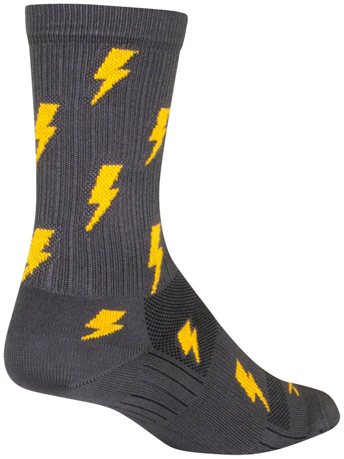 SockGuy SGX Lit Socks - 6, Gray, Small/Medium Popular Cheap Online