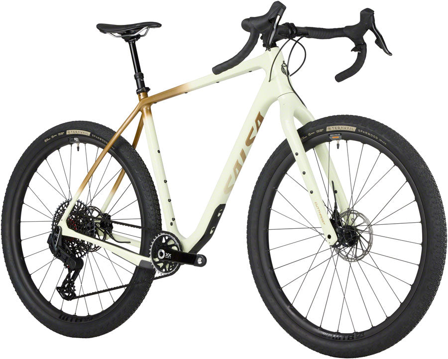 Salsa Cutthroat C Force XO AXS Transmission Bike - 29, Carbon, White, 60cm Outlet Shop Offer