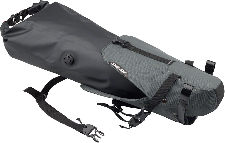 Salsa EXP Series Saguaro Seat Bag - Large, Gray In China