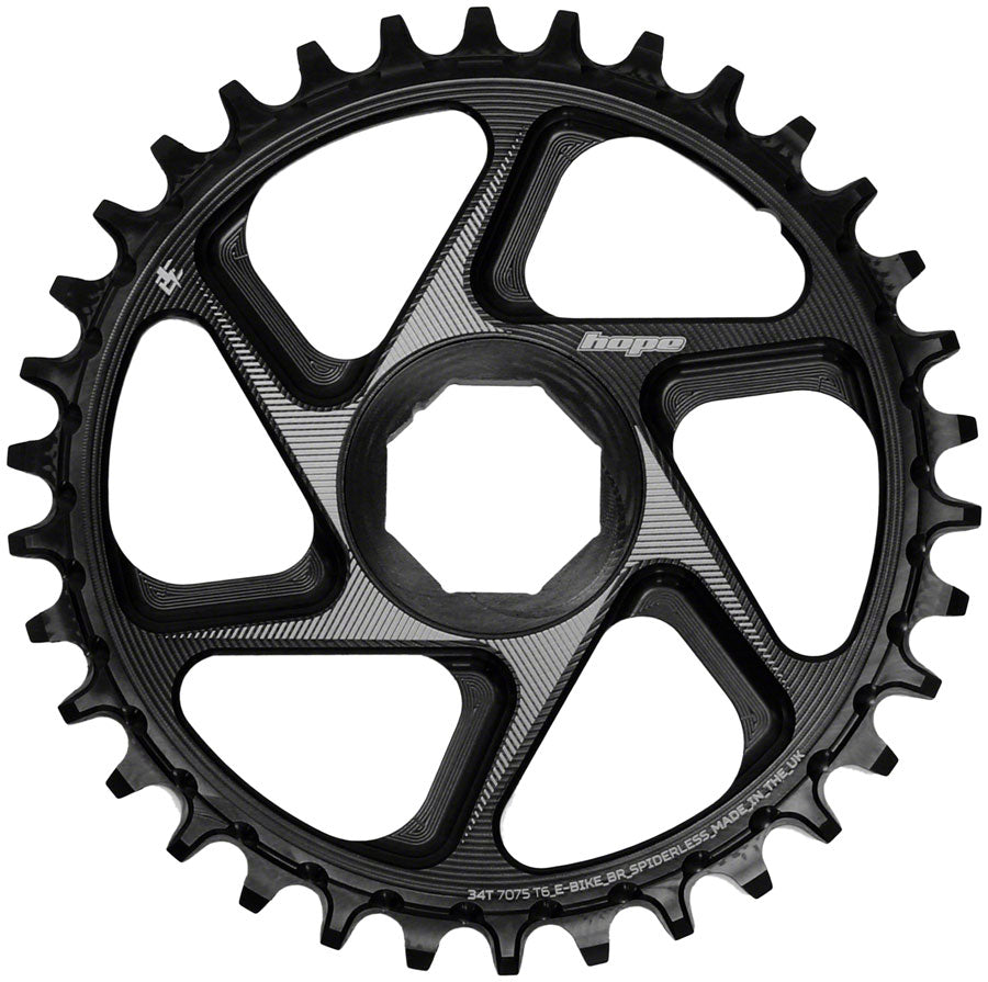 Hope Spiderless Chainring -  34T, R22,  Ebike,  Brose,  Black Buy Cheap Genuine