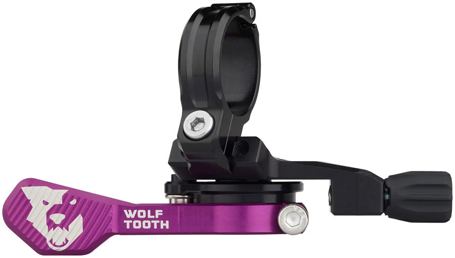 Wolf Tooth ReMote Pro Dropper Post Lever - 22.2mm Clamp, Purple Clearance With Credit Card