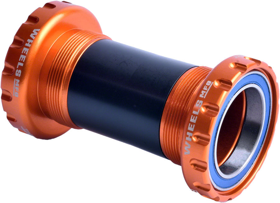 Wheels Manufacturing BSA 30 Bottom Bracket - English (BSA) Frame Interface, ABEC-3 Bearings, For 30mm Spindle, Orange Cheap Sale Best Pices