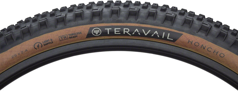 Teravail Honcho Tire - 29 x 2.4, Tubeless, Folding, Tan, Light and Supple, Grip Compound Wiki Sale Online