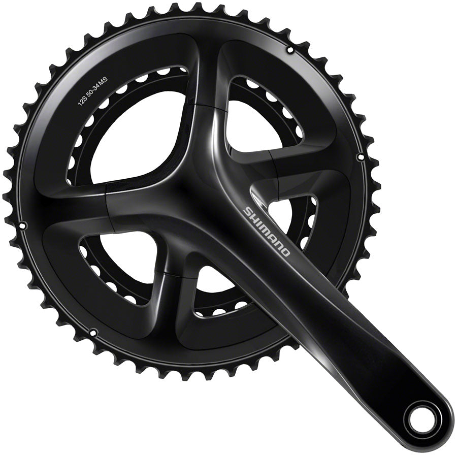 Shimano 105 FC-RS520 Crankset - 172.5mm, 12-Speed, 50/34t, 110 Asymmetric BCD, Hollowtech II Spindle Interface, Black Online Online Cheap Online