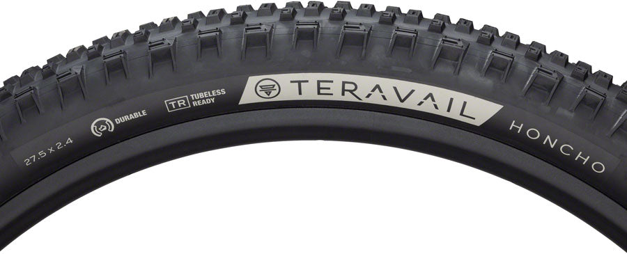 Teravail Honcho Tire - 27.5 x 2.4, Tubeless, Folding, Black, Durable, Grip Compound Exclusive Online