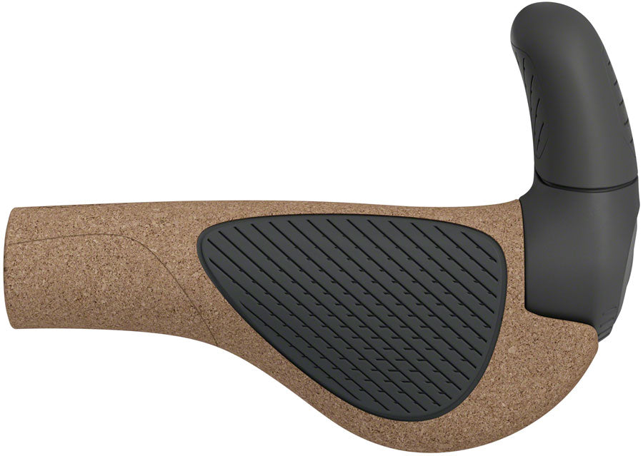 Ergon GP2 Evo BioKork Grips - Lock-On, Small, Black/Tan Clearance Clearance