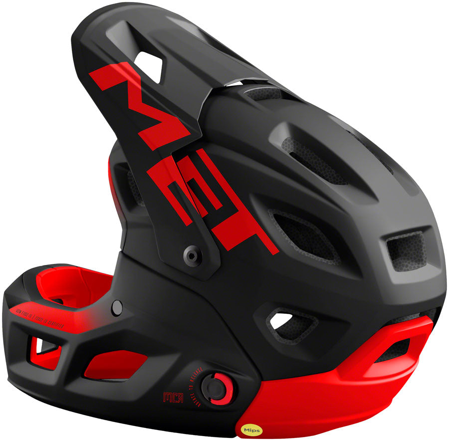 MET Parachute MCR MIPS Helmet - Black Red, Small Best Pices Sale Online