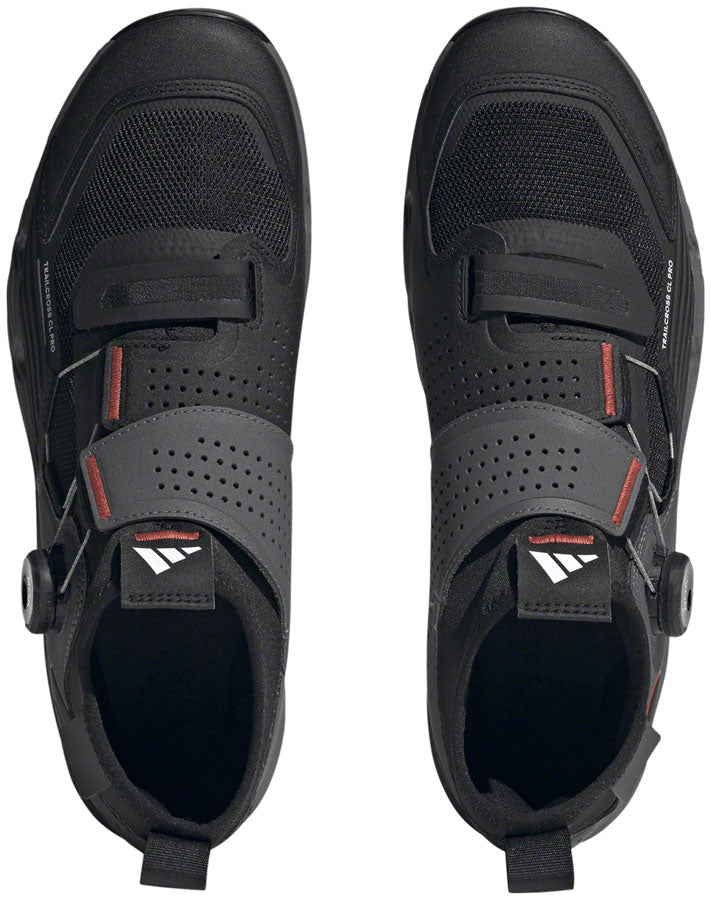 Five Ten Trailcross Pro Mountain Clipless Shoes - Men's, Gray Five/Core Black/Red, 8