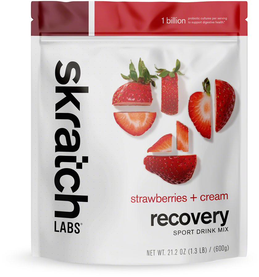 Skratch Labs Recovery Sport Drink Mix - Strawberries and Cream, 12-Serving Resealable Pouch Sale 2025 Newest