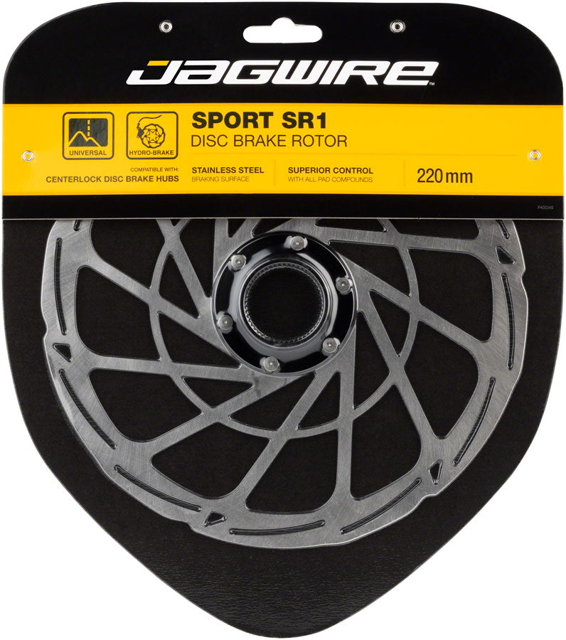 Jagwire Sport SR1 Disc Brake Rotor - 220mm, Center Lock, Silver Buy Cheap Tumblr