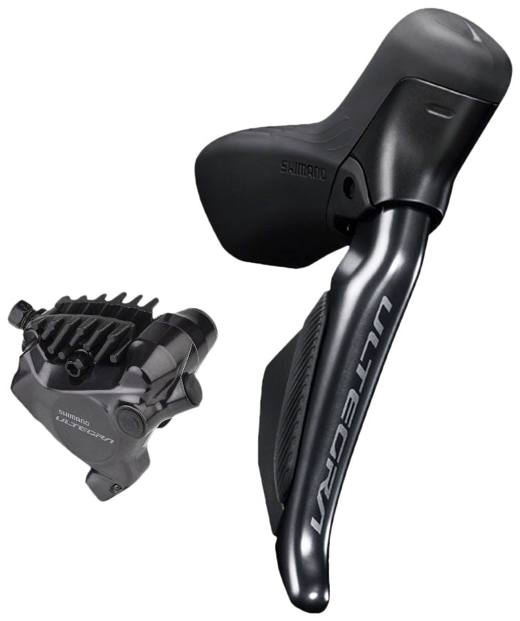 Shimano Ultegra ST-R8170E Di2 Shift/Brake Lever with BR-R8170 Hydraulic Disc Brake Caliper - Right/Rear, 12-Speed, Flat Cheap Sale Latest Collections