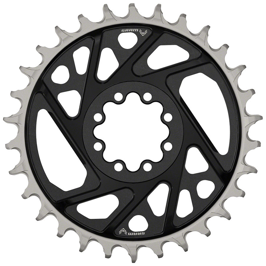 SRAM XX Eagle T-Type Direct Mount Chainring - 32t, 12-Speed, 8-Bolt Direct Mount, 3mm Offset, Aluminum, Black, D1 Outlet Manchester Great Sale