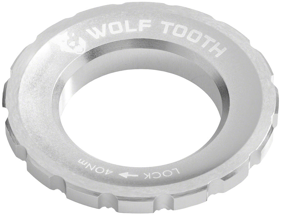 Wolf Tooth CenterLock Rotor Lockring - External Splined, Raw Silver Grey Outlet Store Online