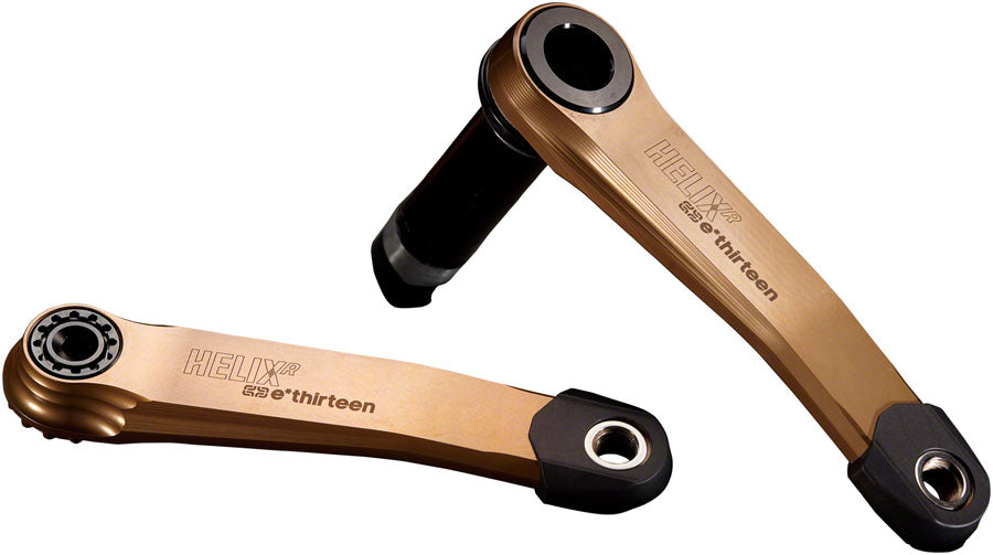 e*thirteen Helix R Crankset - 175mm, 73mm, 30mm Spindle with e*thirteen P3 Connect Interface, Bronze Sale Enjoy