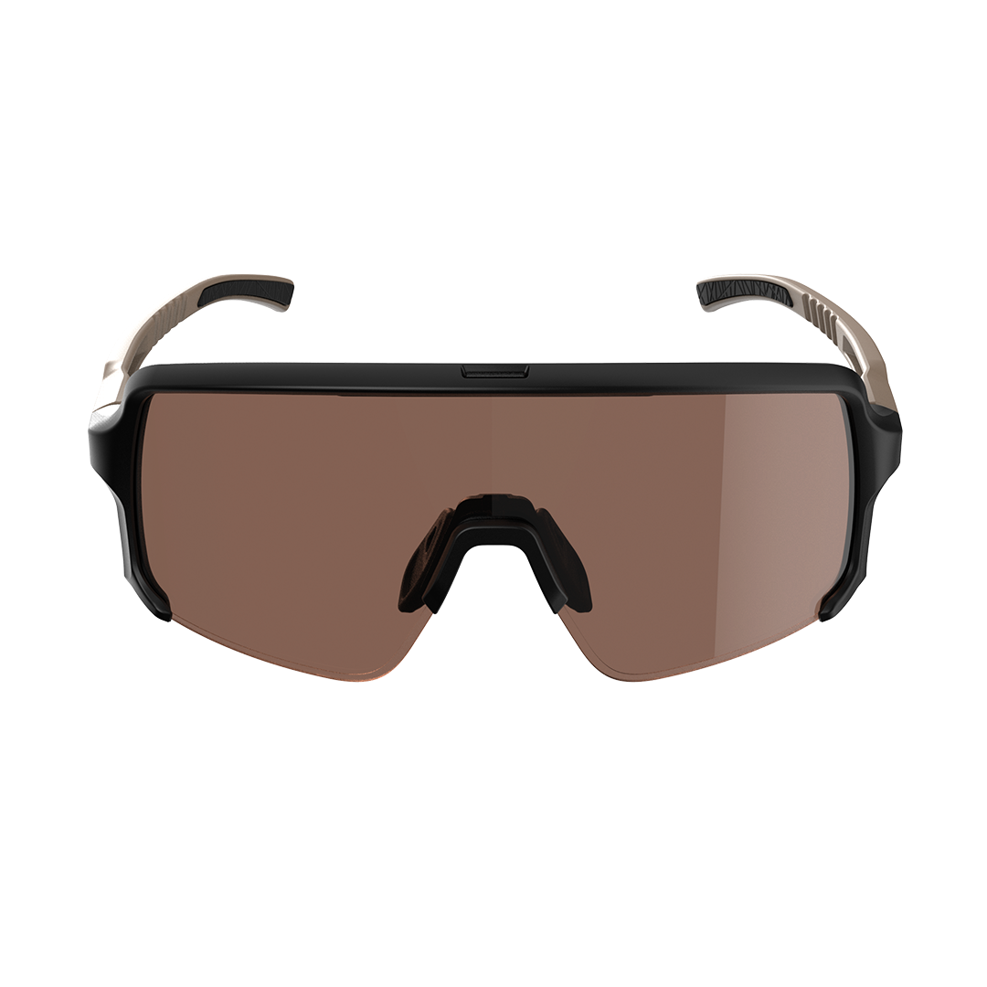 Dirdy Bird Peak Sunglasses Dez, Tan/Black / Auburn Latest