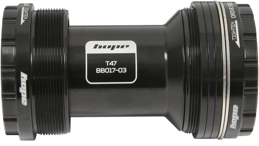 Hope T47 Bottom Bracket Bottom Bracket - 68/73mm, For 30mm Spindle, Stainless, Black Really Cheap