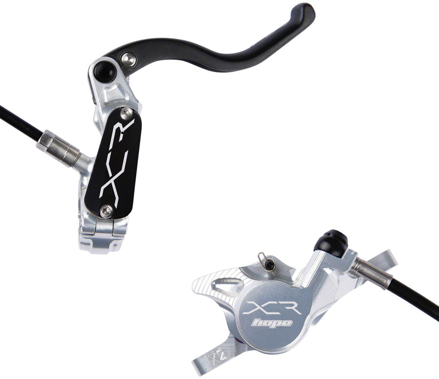 Hope XCR Pro X2 Disc Brake and Lever Set - Rear, Hydraulic, Post Mount, Silver Purchase Cheap Pice