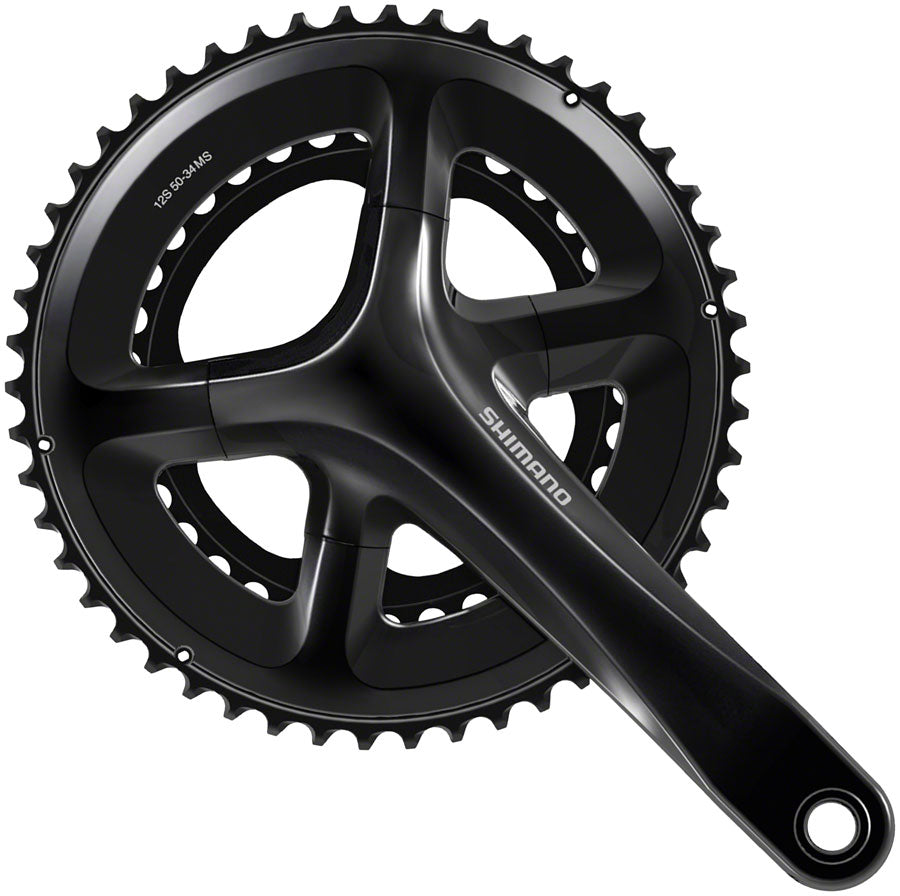 Shimano 105 FC-RS520 Crankset - 170mm, 12-Speed, 50/34t, 110 Asymmetric BCD, Hollowtech II Spindle Interface, Black Best Place Online