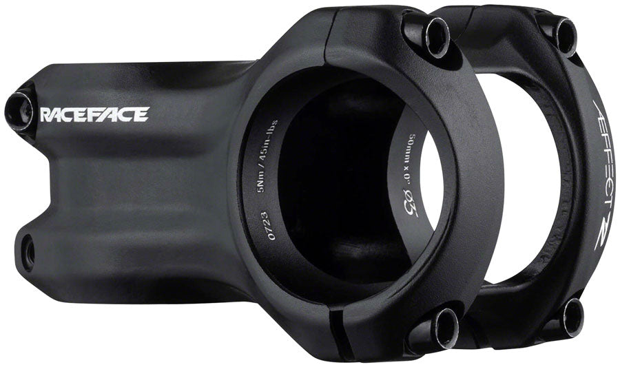 RaceFace Aeffect R Stem - 50mm, 35 mm Clamp, +/-0, 1 1/8, Aluminum, Black Free Shipping Fake