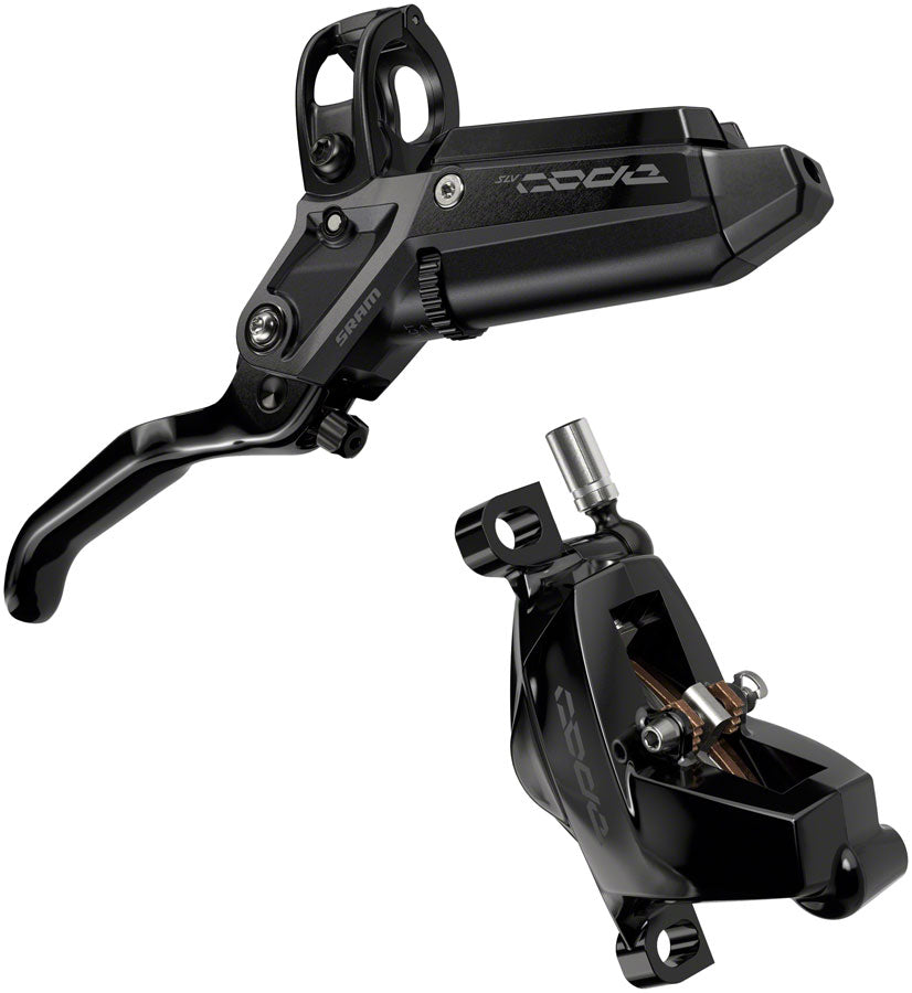 SRAM Code Silver Stealth Disc Brake and Lever - Front, Post Mount, 4-Piston, Aluminum Lever, SS Hardware, Black, C1 Cheap Sale 2025 Unisex