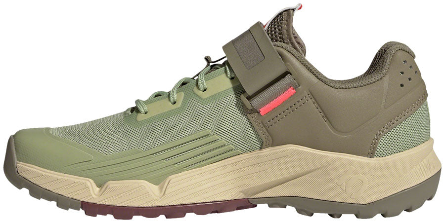 Five Ten Trailcross Mountain Clipless Shoes - Women's, Quiet Crimson/Orbit Green/Turbo, 9.5
