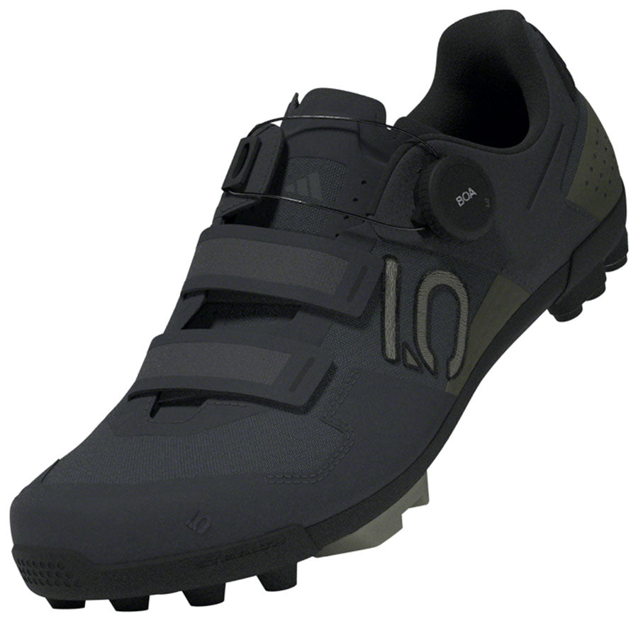 Five Ten Kestrel BOA Mountain Clipless Shoes - Men's, Gray Six/Silver Pebble/Olive Strata, 8.5